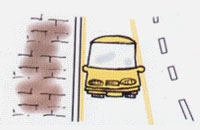 도로교통법 제 32, 33조 관련 삽화