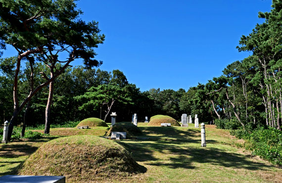 金萬基先生墓 および神道碑