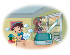 가정 및 직장에서는 이미지