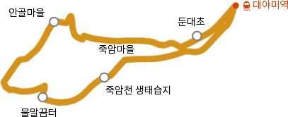 안골길 이미지 - 자세한 설명은 하단 텍스트 참조