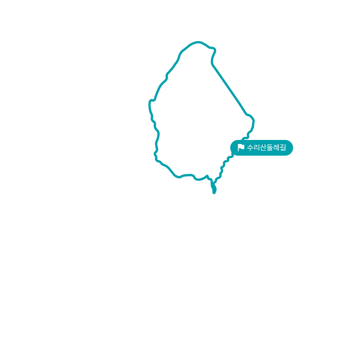 1코스 - 수리산둘레길 경로 이미지