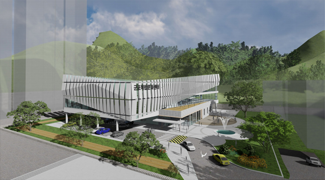 송정복합체육센터 조감도